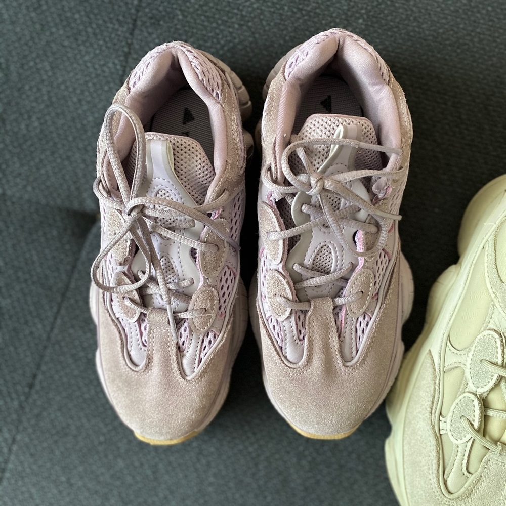 Kids Adidas Yeezy 500 soft vision